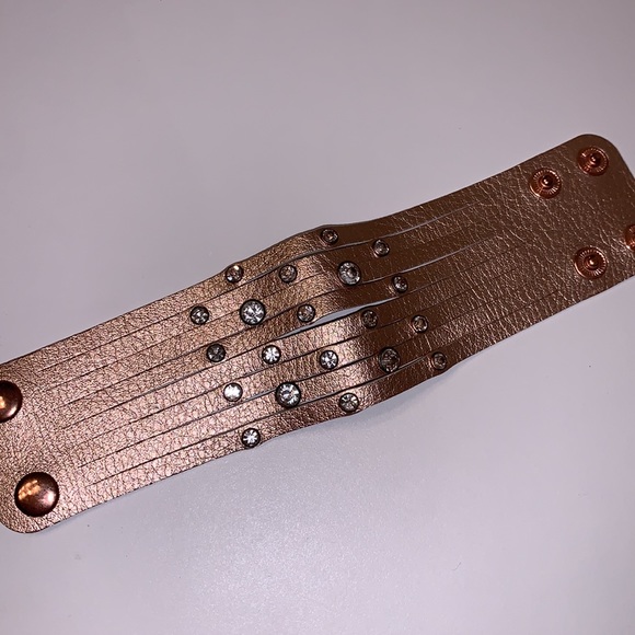 Copper/Rose Gold Wrap Bracelet - Picture 8 of 9